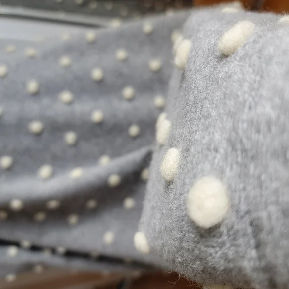 Gray Polka Dot Skirt - Picture 2 of 6